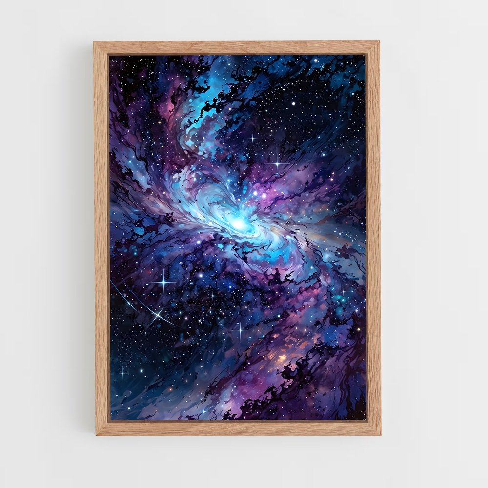 Poster splendide art cosmique – affiche Art spatial (vue 4)